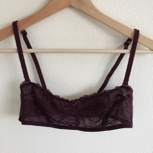 Plum bralette 36A or 36B